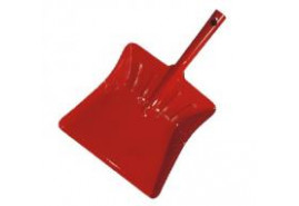 лопатка для мусора цветной лак красный 