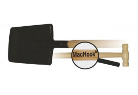 MacHook лопата штыковая квадратная с черенком  T90 черная